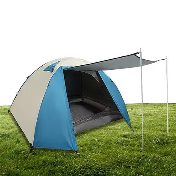 Палатка за къмпинг, за 2 души Двупластова Ветрозащитная Палатка за туризъм Лесна инсталация на Палатка в задния двор на сенника Палатка за къмпинг, Пикник