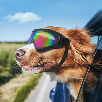 Нови очила за кучета, водоустойчив Ветроупорен, снегозащитные, UV слънчеви очила, очила за домашни любимци