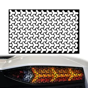 Оттенък на задното фенер САМ Универсални Непромокаеми етикети на задните светлини на автомобили, аксесоари за автомобили за екстериора, черен за фарове