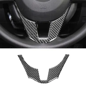 Калъф от въглеродни влакна за Полагане на Волана Декоративна стикер Decal Cover Trim за Mazda 3 Axela BM 2014-2017 Автоаксесоари