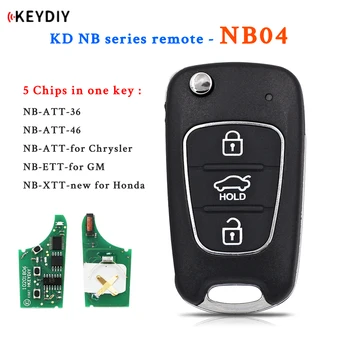 Универсален многофункционален ключ дистанционно KEYDIY серия NB NB04 за KD900 KD-X2 KD-MAX с всички функции в едно ключ за Hyundai