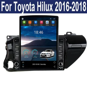 За Tesla Стил 2Din Android12 Радиото в автомобила На Toyota Hilux 2016-2019 Мултимедиен Плейър GPS Стерео Carplay DSP RDS Камера