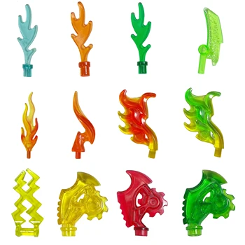 MOC Цветни пластмасови Пистолети Със специални ефекти, градивни елементи, Аксесоари, фигурки на герои от филми, аниме, тухли, пистолети За деца, подаръци