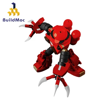 BuildMoc MSM-07S Z'Gok Робот Строителни Блокове, Определени Mecha Commander Федерални Войници в Армейските Тухли направи си САМ Играчка За Деца, Подарък За Рожден Ден