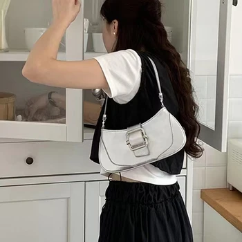 Стилен дизайн, Нови темпераментни чанта от изкуствена кожа за жени, Дамски квадратна чанта-тоут, висококачествени чанти през рамо в ретро стил