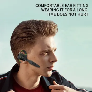 Bluetooth 5.0 Безжично хендсфри Слушалки с един отолог на една кука за PS3 Бутон силикагелевые слушалки с микрофон