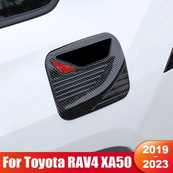За Toyota RAV4 XA50 2019 2020 2021 2022 2023 RAV 4 Hybrid LE XLE ABS Карбоновая Капачката На резервоара Маслен Капачка Тапицерия Стикер Аксесоари