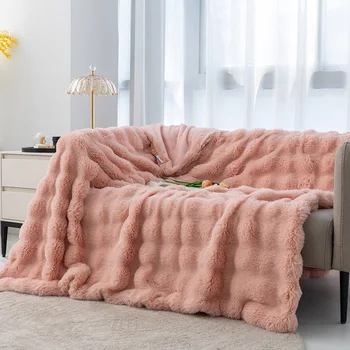 Фланелевый каре Blanke Лукс, топъл, Супер Удобни, меки Каре одеяла за едноспални единични легла, диван, домашен текстил