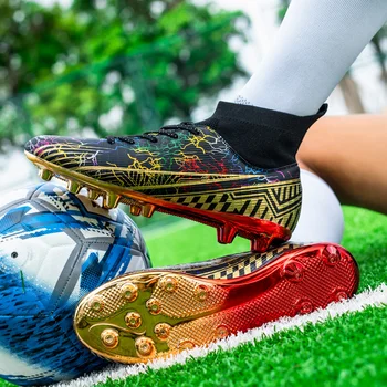 Качествена футболни обувки, футболни Обувки, Messi Здрави футболни обувки Леки, Удобни Маратонки за мини-футбол на Едро Chuteira Society