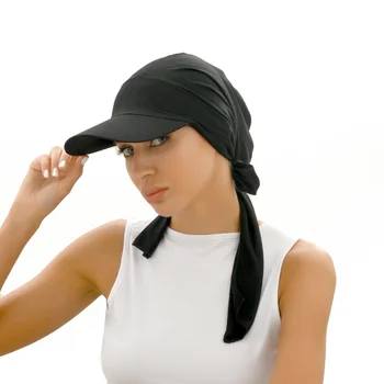 Мюсюлмански Хиджаб, Тюрбан, шапка за момичета, бейзболна шапка, Слънчеви шапки, забрадка, Шал, Шапка, Обикновена Модни дамски меки Слънчеви шапки
