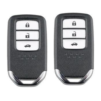 2X Авто умно дистанционно ключ с 3 бутона 433 Mhz ID47 с чип за Honda City/Jazz/Civic/Grace 2015 KR5V2X