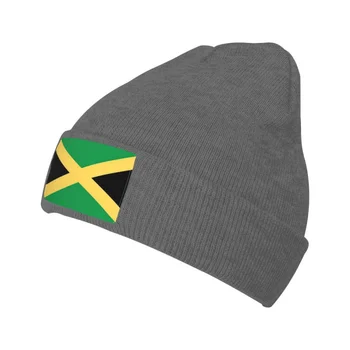 Вязаная шапка с Флага на Ямайка, Шапка, Вязаная Шапчица-Бини, Шапка Унисекс Хипстера