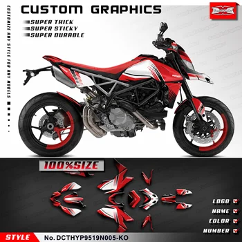 Графични етикети KUNGFU на автомобил Качествен Комплект Стикери за Ducati Hypermotard 950 Hypermotard950 2019 2020 2021 2022 2023