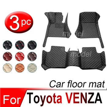 Автомобилни стелки за Toyota VENZA 2009 2010 2011 2012 2013 2014 2015 2016 2017 Потребителски автоматично накладки за краката авто килим калъф