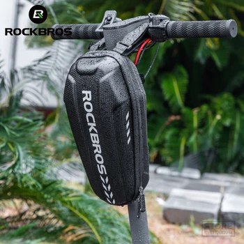 ROCKBROS Hard Shell Предната рамка, Подвесная чанта за скутер, Водоустойчива Чанта за шоссейного под наем, Многофункционална чанта за електрически велосипед