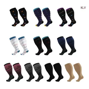 Компресия чорапи, Дамски, мъжки чорапогащи до коляното, за джогинг, за медицински цели, за да се грижи за болни, за джогинг, за спорт, за пътуване