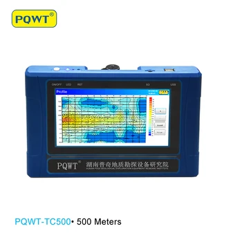 Детектор за вода PQWT-TC500 за подземния търсене на източници на подпочвените води Производител на датчици за изтичане на информация в Китай, Уреди и броячи