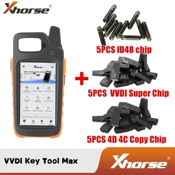 Xhorse VVDI Key Tool Max Суперчип id48 чип 4d4c чип Съчетава Key Tool Max