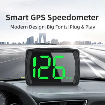Цифров GPS за измерване на Скоростта на Автомобилния HUD Дисплей Beidou С два чипа KMH Gau автоаксесоари Новост 2023