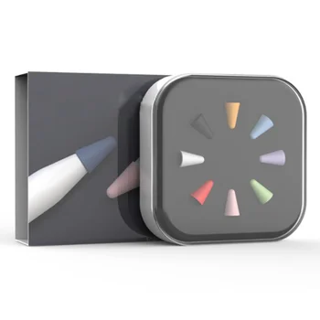 8 Бр. Калъф за писалка за Apple Молив на 2-то поколение Силиконов Калъф за върха на молив Молив за 1-во Поколение, Защитна капачка за химикалки-1