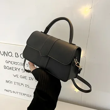 популярна и модерна малка чанта 2023, нова тенденция, лесна преносима малка квадратна чанта, ежедневни ретро чанта през рамо с едно рамо