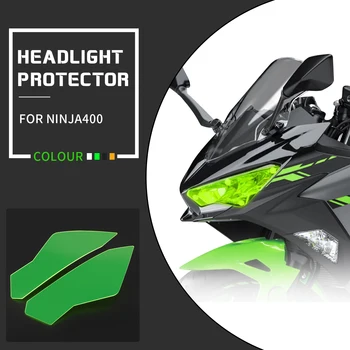 За KAWASAKI NINJA 250 400 NINJA400 NINJA250 2018-2020 2019 Защита на екрана Отпред фарове за Мотоциклети, Защитна Капачка за обектива, Защитен екран