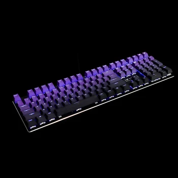 OEM 108 Виолетово-Черен Градиентный Капачка за ключове|Боядисани Двойна Просвечивающий Набор от клавиши PBT|За Механична клавиатура MX 61 87 104 Ключодържател