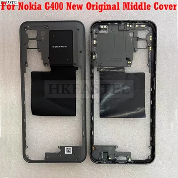 За Nokia G400 Нов оригинален мобилен телефон Средната рамка на корпуса с капак на обектива на камерата