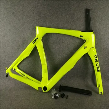 30 цвята RB1K THE ONE Yellow Fluo, напълно карбоновая рамка за шоссейного велосипед, комплект велосипедни рамки XDB DPD, кораб