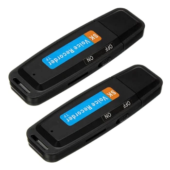 2 мини-U-диск с цифрово аудиомагнитофоном USB 3.0 флаш устройства С максимална поддръжка на 32gb Карта с памет в Черен цвят