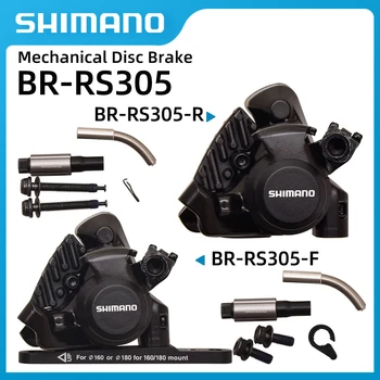 SHIMANO BR-RS305-FR Механични дискови спирачни челюсти За шоссейного наем L05A-RF От смола (с ребра) Механични дискови спирачки