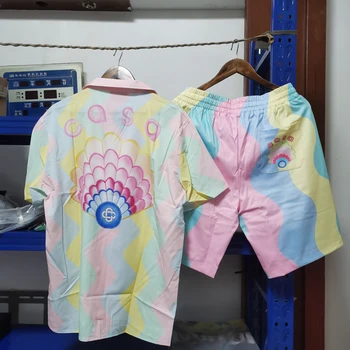 Ризи Казабланка, костюми, Блузи с къс ръкав и принтом под формата на розова миди, лятна Ежедневни Хавайска риза 3XL за мъже и жени