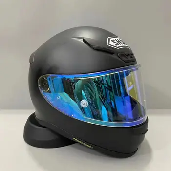 Shoei Z7 матово черна каска на мотоциклет шлем за цялото лице за мотокрос, каска за каране на мотобайке