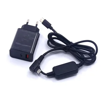 Зарядно устройство PD от USB-C кабел dc AC-PW10AM за камера Sony Handycam NEX-VG10 VG10 NEX-FS700 Alpha SLT-A58 A99 магистрала a57 A77 A10