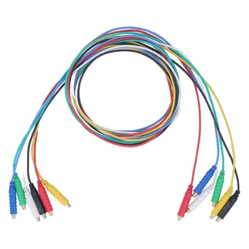 Магнитни тестови кабели 6 цвята 20AWG Широко приложение, бързи и сигурни магнитни скок ac напрежение 30 В 5A за сензори