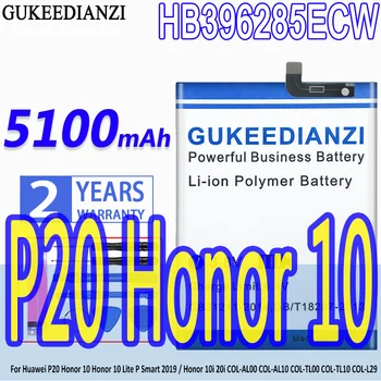 За Хуа Уей 5100 mah HB396285ECW Батерия За мобилен телефон Huawei P20 Honor 10 Honor 10 Lite P Smart 2019/Honor 10i 20i/Maimang8 Batteria