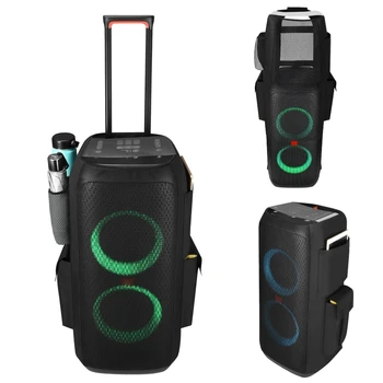 Окото чанти за високоговорители, чанти за съхранение с голям капацитет за бутилки с вода, микрофон, организатор за високоговорители, Дишащи чанти за JBL Partybox 310