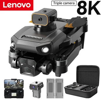 Професионален беспилотник Lenovo P8 Pro 8K, 8K Помещение DualHD, 5G Бесщеточный Мотор Сгъваема Квадрокоптер, Подаръци, играчки, 5000 М