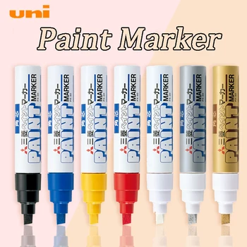 1pcs Japan UNI PX-30 Paint Marker ,7Colores White/Black Waterproof rotulador permanente маркер за гуми POP Poster/graffiti ручк