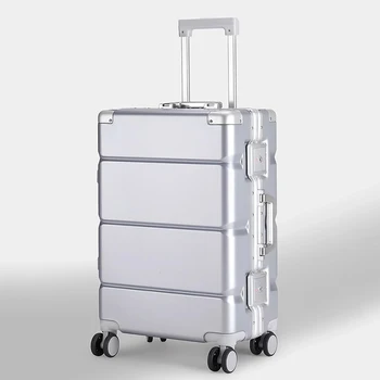 Пътен куфар с алуминиева рамка, Кацане количка, Пътни чанти на колела, Багаж в голям размер, Водоустойчив Куфара