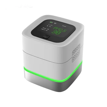 WiFi/ZigBee Сензор за околната среда Сензор за качеството на въздуха ФПЧ2.5 VOC CO2 Интелигентен детектор на околната среда
