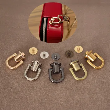 Халка за носене на чанти, хардуерни аксесоари, модификация метална околовръстен ключалката, диагонално задната верижна ключалката с плетене на една кука, добавено на рамо с чантата