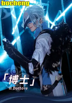 Играта Genshin Impact Fatui Д-р II Дотторе Cosplay костюм Модни униформи-Облекла за ролеви игри на Хелоуин S-XXL