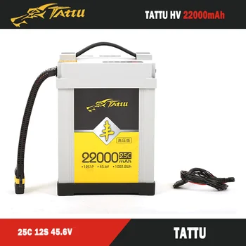 TATTU HV 22000mAh 25C 12S 45,6 V Литиево-Полимерна Акумулаторна Батерия Липо за 
