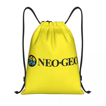 Раница На съвсем малък с Логото на Neo Geo, за Жени И За Мъже, Спортен Раница За Фитнес, Преносима Аркадна Чанта За Пазаруване Neogeo, Чанта