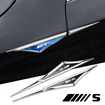 Автомобилни аксесоари, Автомобилна метални защитни етикети Kirsite от 2 теми за Mercedes Benz AMG A B C E S G R ML