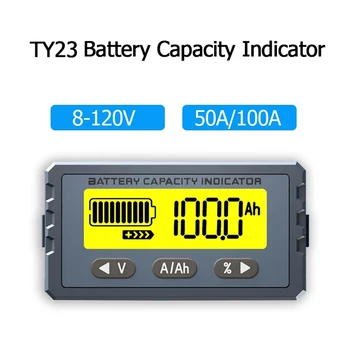Тестер индикатор капацитет Кулонометр Тестер Детектор на зареждане на Батерията с Ток на Напрежение, Волтметър Капацитет на батерията