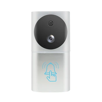 Домашна сигурност sSmart безжичен звънец камера HD 1080P IP батерия за разговори, камера на Hristo wifi домофонна система, видео звънец