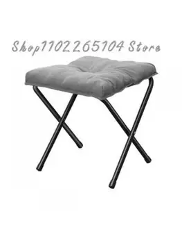 Сгъваем стол, комбиниран домакински диван, малка табуретка, пейка, за смяна на обувки, тенис на столче, сгъваема и за съхранение, богат на функции