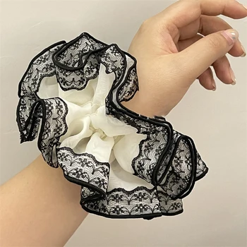 Висококачествени маркови дизайнерски луксозни Дантелени дъвка за жени, сексуална аксесоари за коса, Дамски гумени ленти за коса с еластична лента